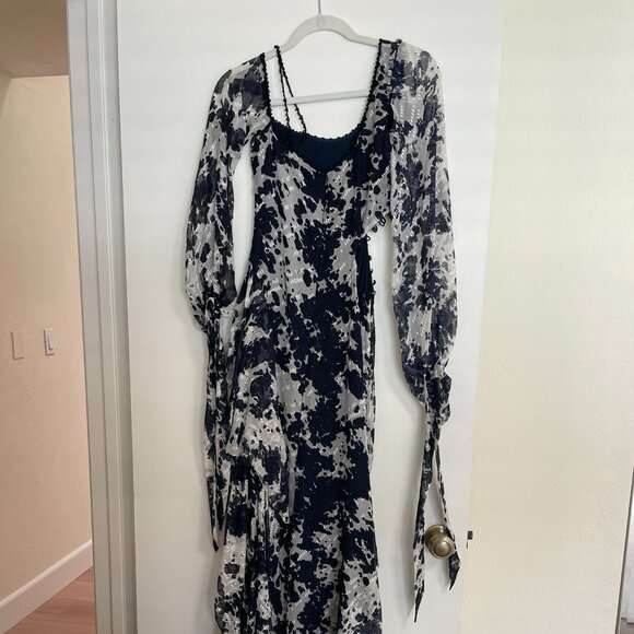 Jonathan Simkhai Maxi Long-Sleeve Dress Size US 2 - Picture 5 of 6